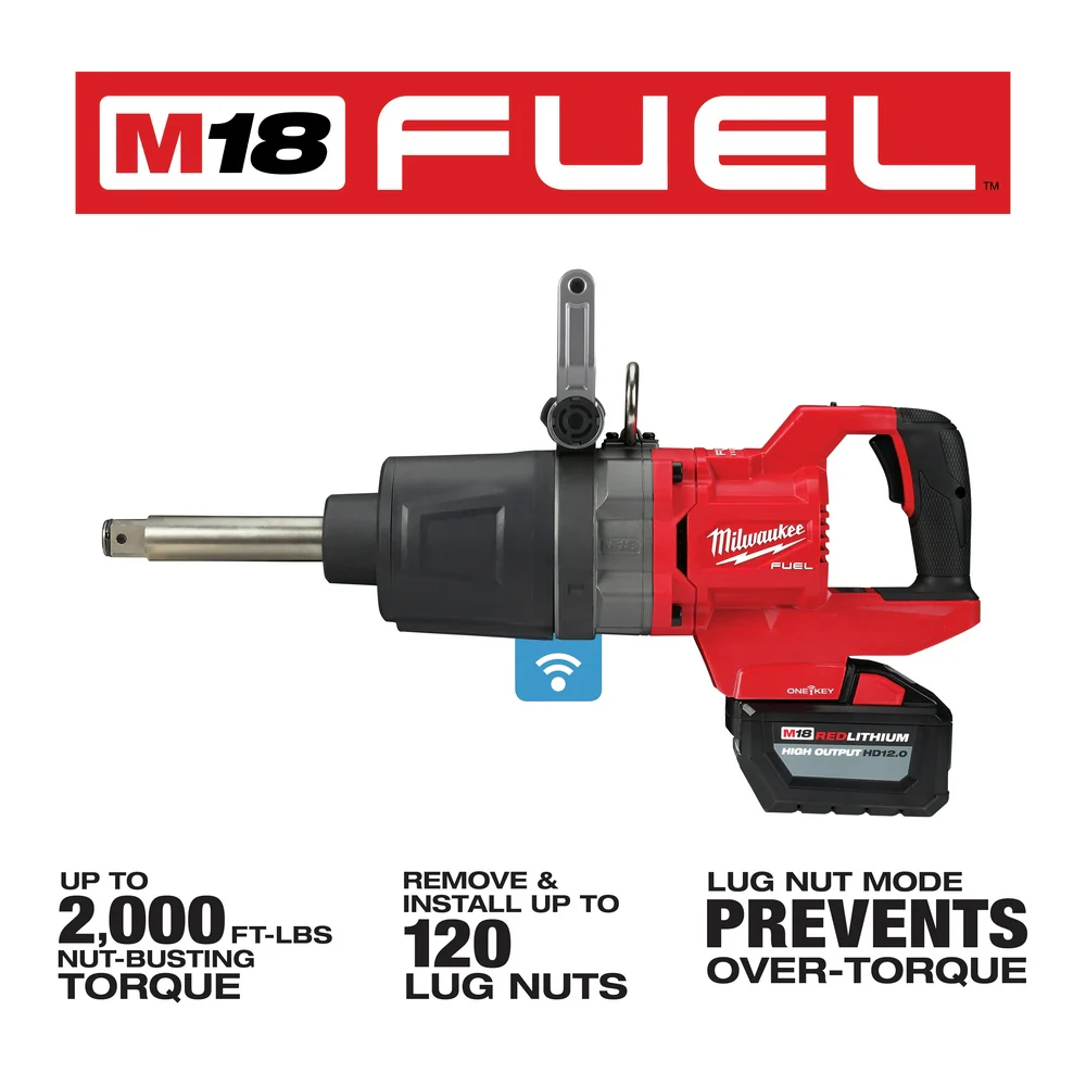 Milwaukee 2869-22HD M18 FUEL 18V 1 D-Handle Anvil High Torque Impact Wrench Kit