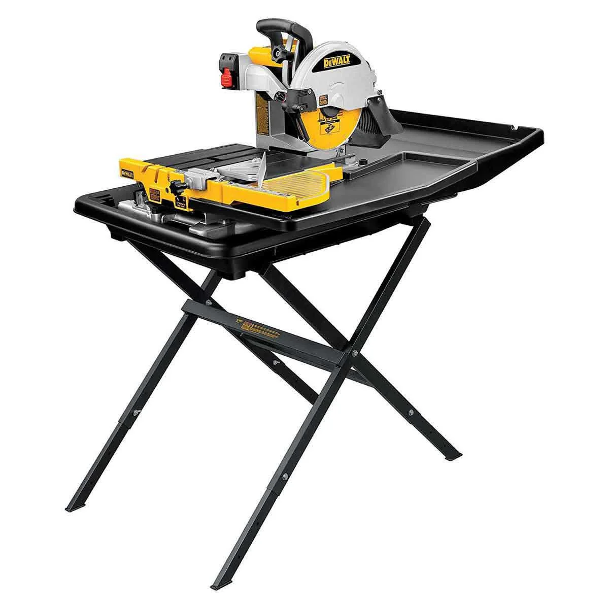 DeWALT D24000S 10 Wet Tile Stone Slate Saw w/ Portable Stand D24000