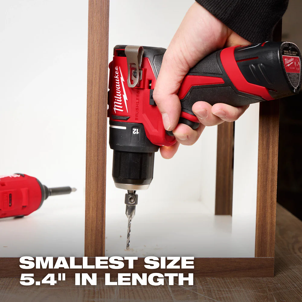 Milwaukee 3494-22CS M12 12V 2-Tool Cordless Combo Kit w/ Crown Stapler
