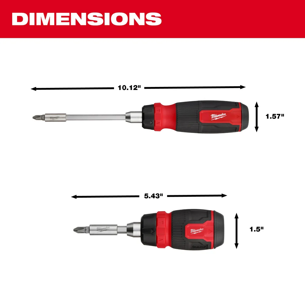 Milwaukee 48-22-2905 14-in-1 Multi-Bit and 8-in-1 Ratcheting Screwdrivers