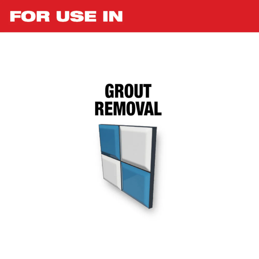 Milwaukee 49-25-2251 OPEN-LOK DIAMOND MAX Grout Removal Multi-Tool Plunge Blade