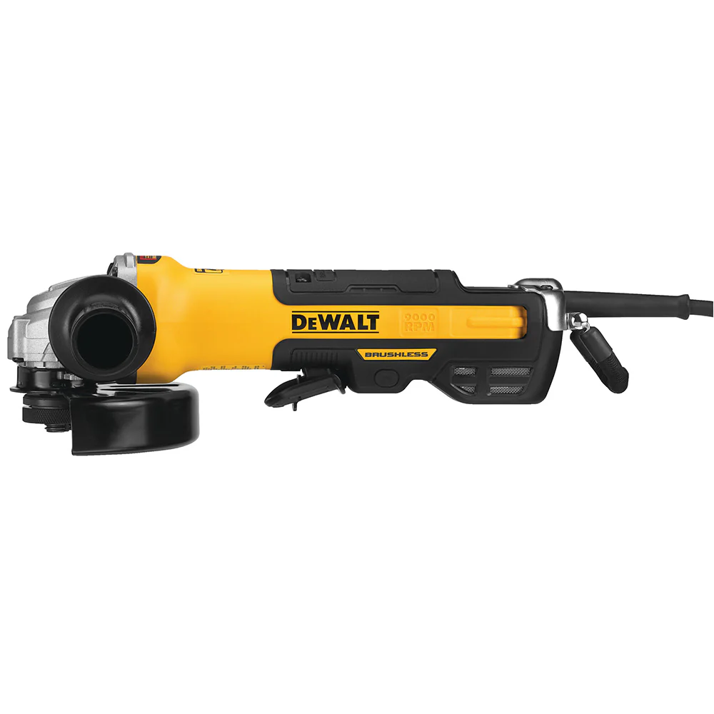 DeWALT DWE43244N 1800W 5/6 Brushless Paddle Switch Angle Grinder No Lock