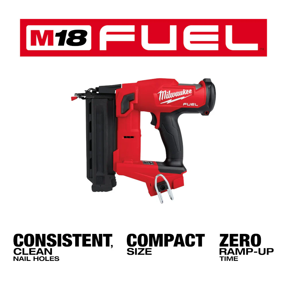 Milwaukee 2746-20x2 M18 FUEL 18 Gauge Brad Nailer Bundle with 2AH Battery