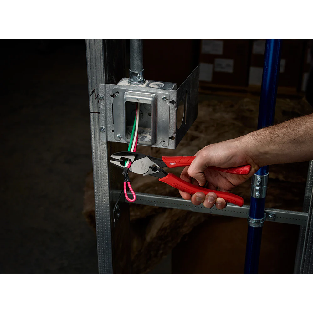 Milwaukee 48-22-6100 9-Inch Iron Carbide Edge High Leverage Lineman's Pliers