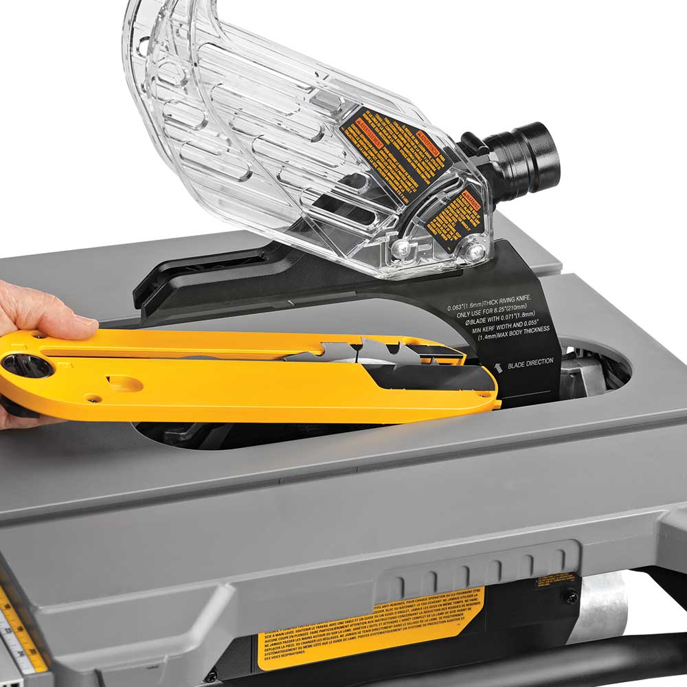 DeWALT DWE7485WS 15 Amp 8-1/4 Corded Compact Jobsite Table Saw w/ Table Stand