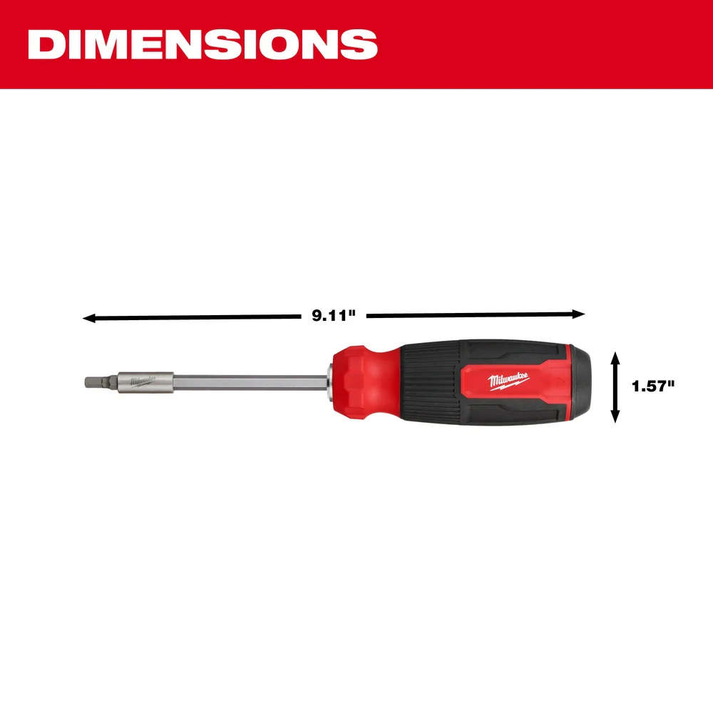 Milwaukee 48-22-2908 14-in-1 Hex Versatile Multi-Bit Screwdriver