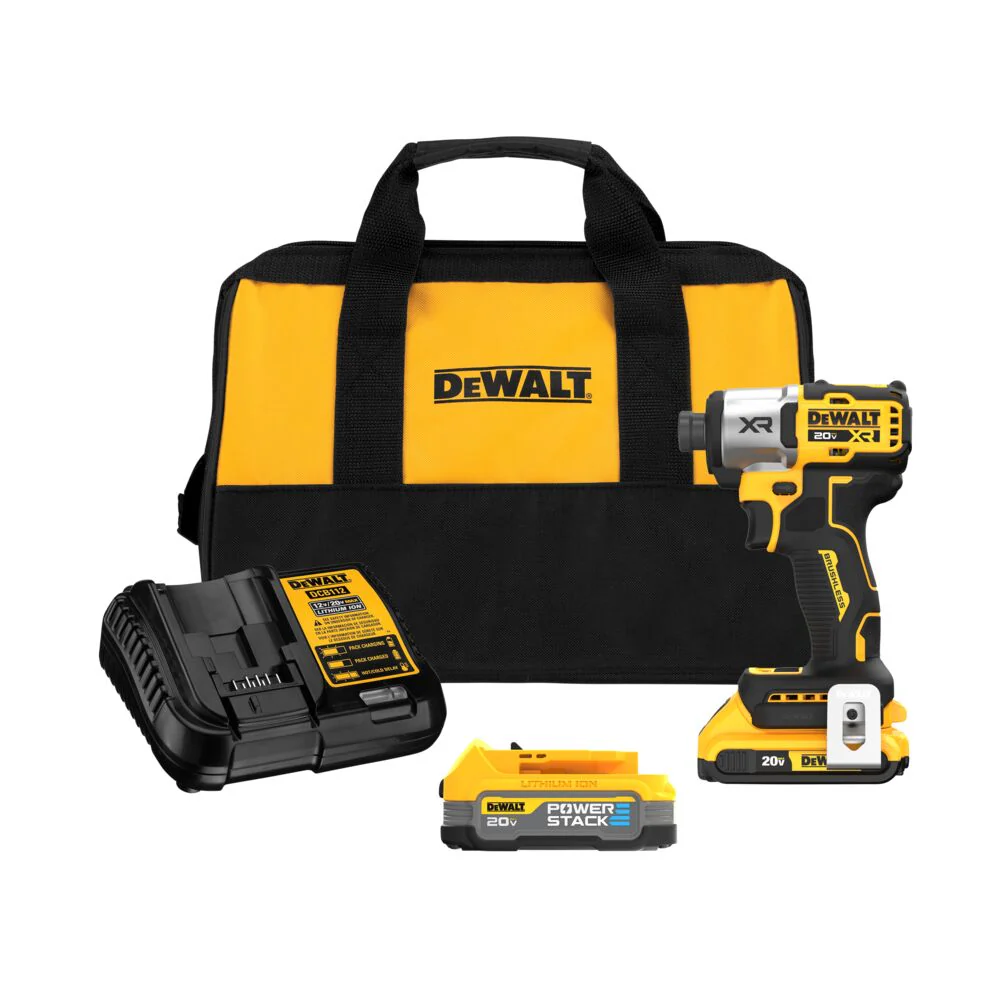 DeWALT DCF845D1E1 20V MAX XR 1/4 Impact Driver w/ POWERSTACK Kit