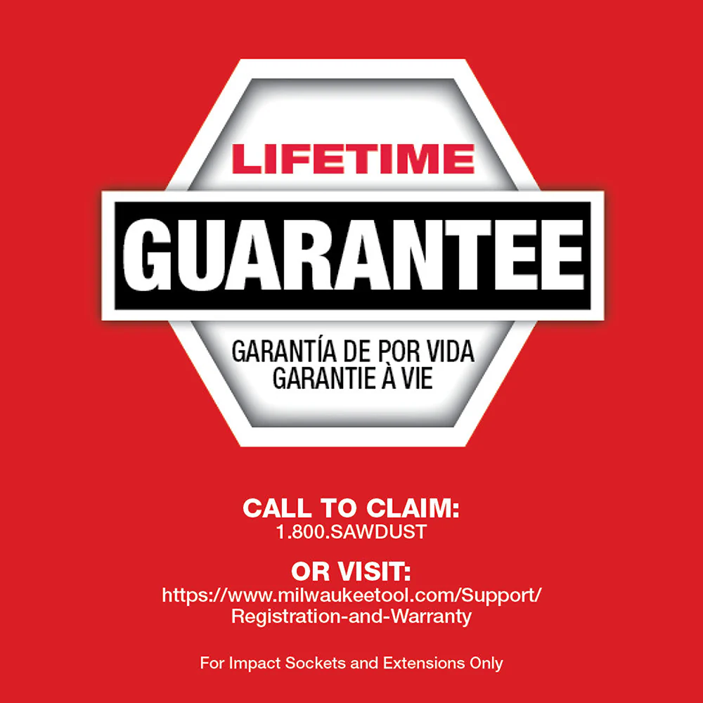 Milwaukee 49-66-6801 SHOCKWAVE 3/8 Impact Duty Socket MM PACKOUT Set - 19 PC