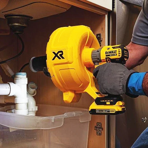 DeWALT DCD200B 20V MAX XR Brushless Removable Drum Drain Snake - Bare Tool