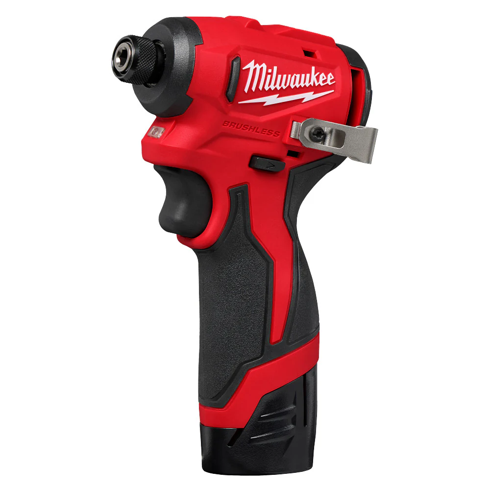 Milwaukee 3450-22 M12 12V 1/4 Subcompact Brushless Hex Impact Driver Kit