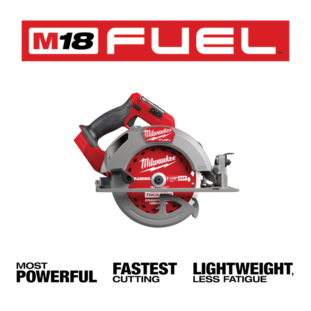 Milwaukee 2834-20B8F M18 FUEL 18V 7-1/4 Circular Saw w/ 8AH Forge Battery