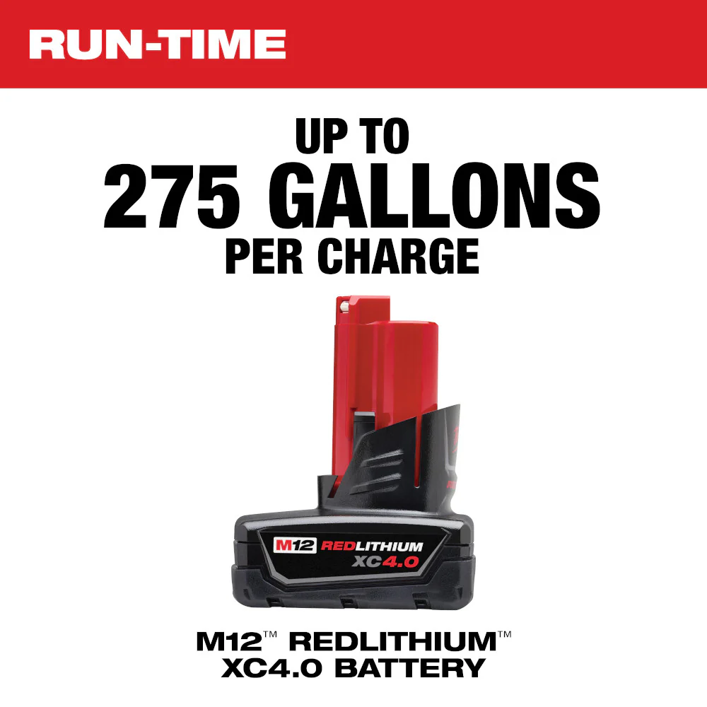 Milwaukee 2579-20 M12 Stick Transfer Pump - Bare Tool