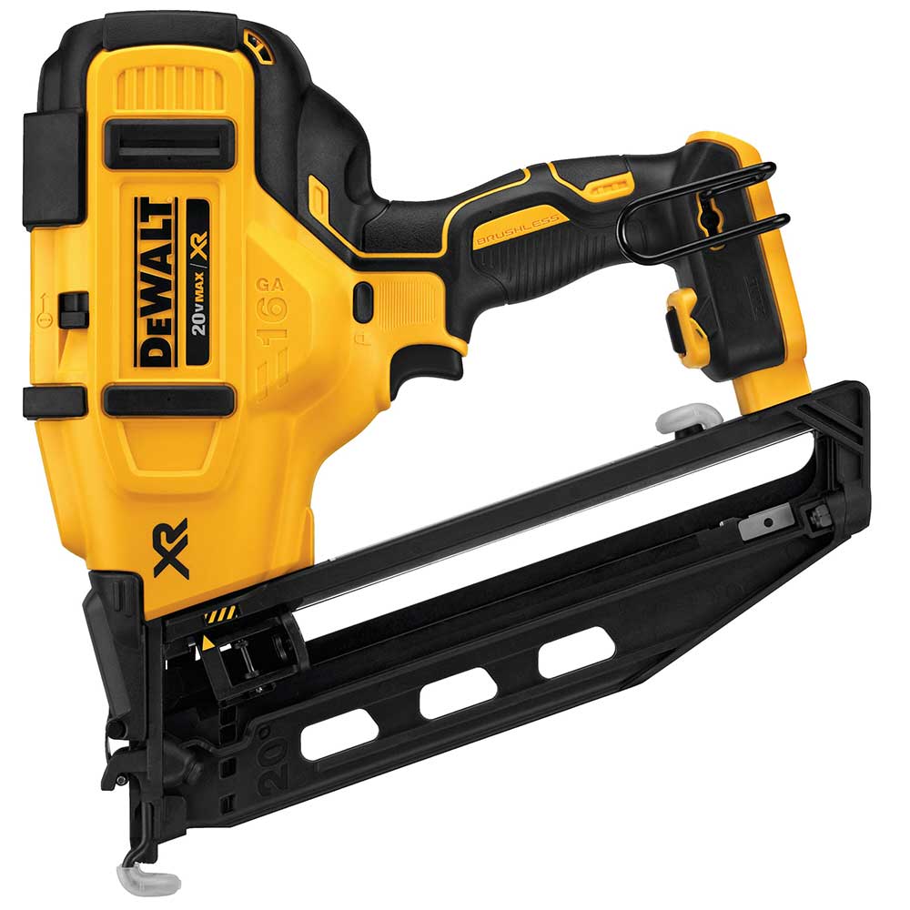 DeWALT DCN660B 20V MAX XR 16-Guage 2-1/2 Li-Ion Angled Finish Nailer -Bare Tool