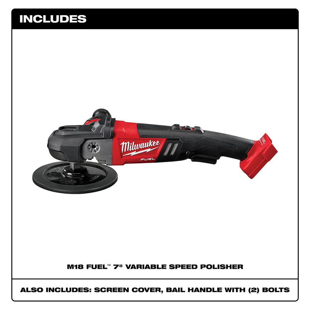 Milwaukee 2738-20 M18 18V FUEL 7 Cordless Lithium-Ion Polisher - Bare Tool
