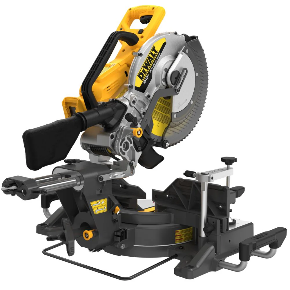 DeWalt DCS781B 60V 12 Cordless Double Bevel Sliding Miter Saw - Bare Tool