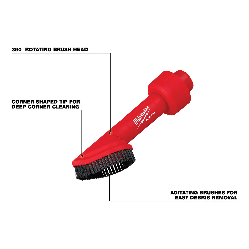 Milwaukee 49-90-2021 AIR-TIP Rotating Corner Brush Tool Attachment