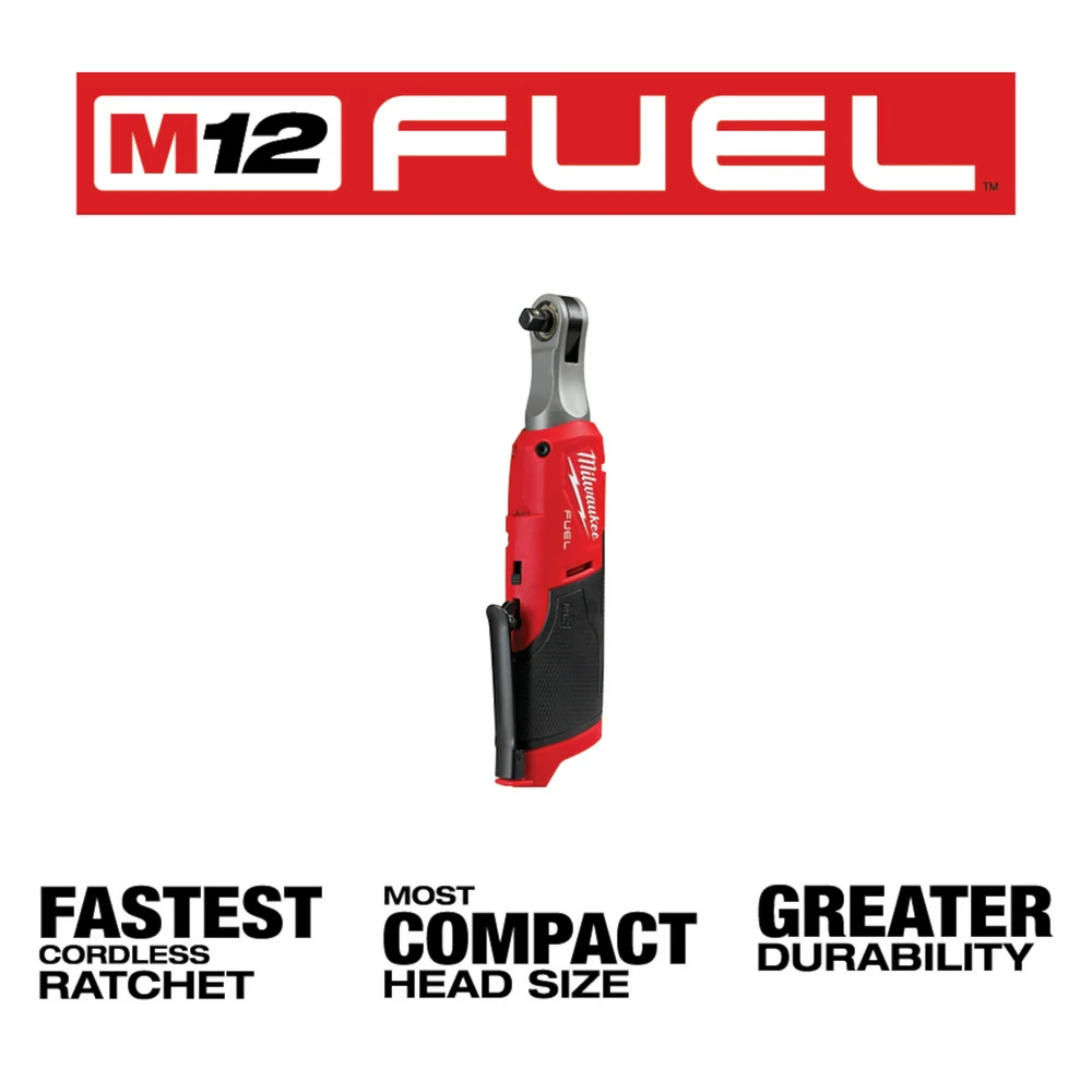 Milwaukee 2567-20x5HO M12 FUEL 12V 3/8 High Speed Ratchet w/ 5AH Battery