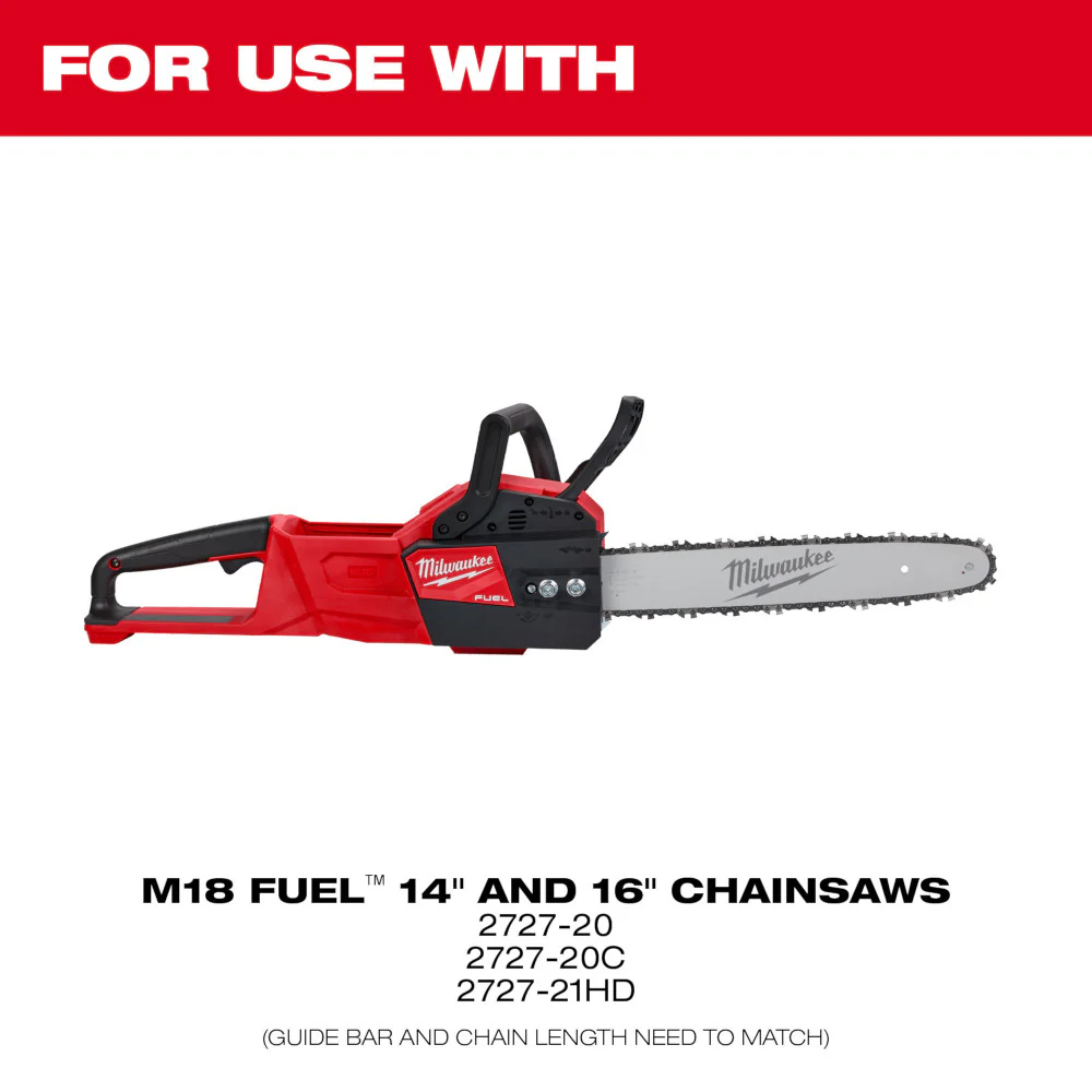 Milwaukee 49-16-2715 16 Saw Chain Replacement for 2727-20 Chainsaw