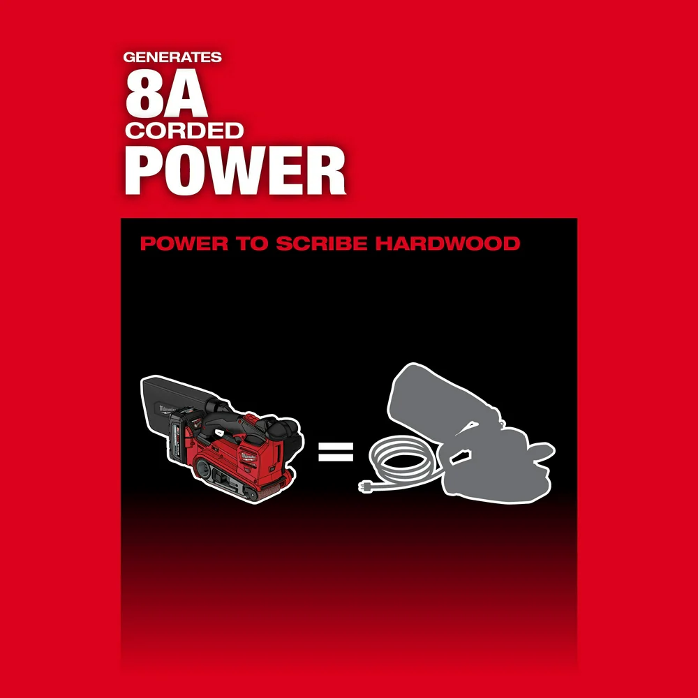 Milwaukee 2832-20 M18 FUEL 18V 3 x 18 Cordless Li-Ion Belt Sander - Bare Tool