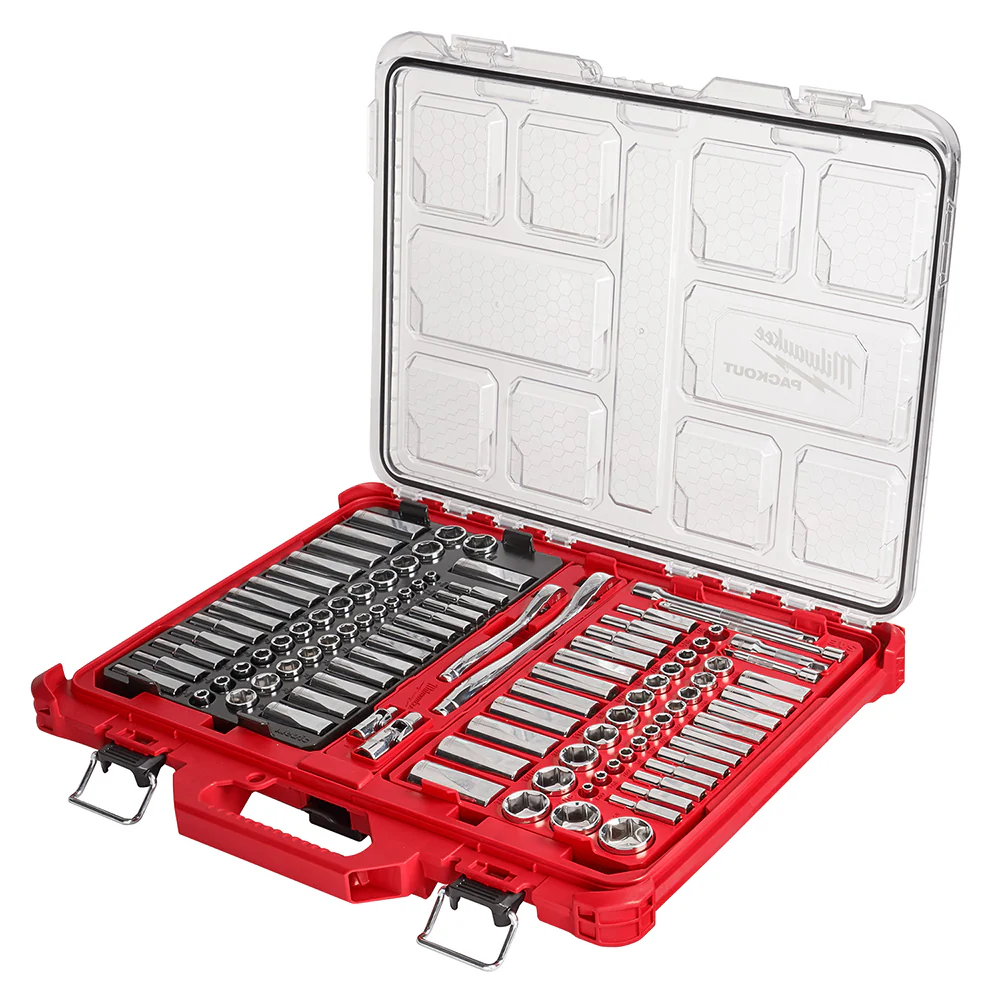 Milwaukee 48-22-9486 1/4-3/8 Ratchet Socket Set w/ PACKOUT Case - 106pc