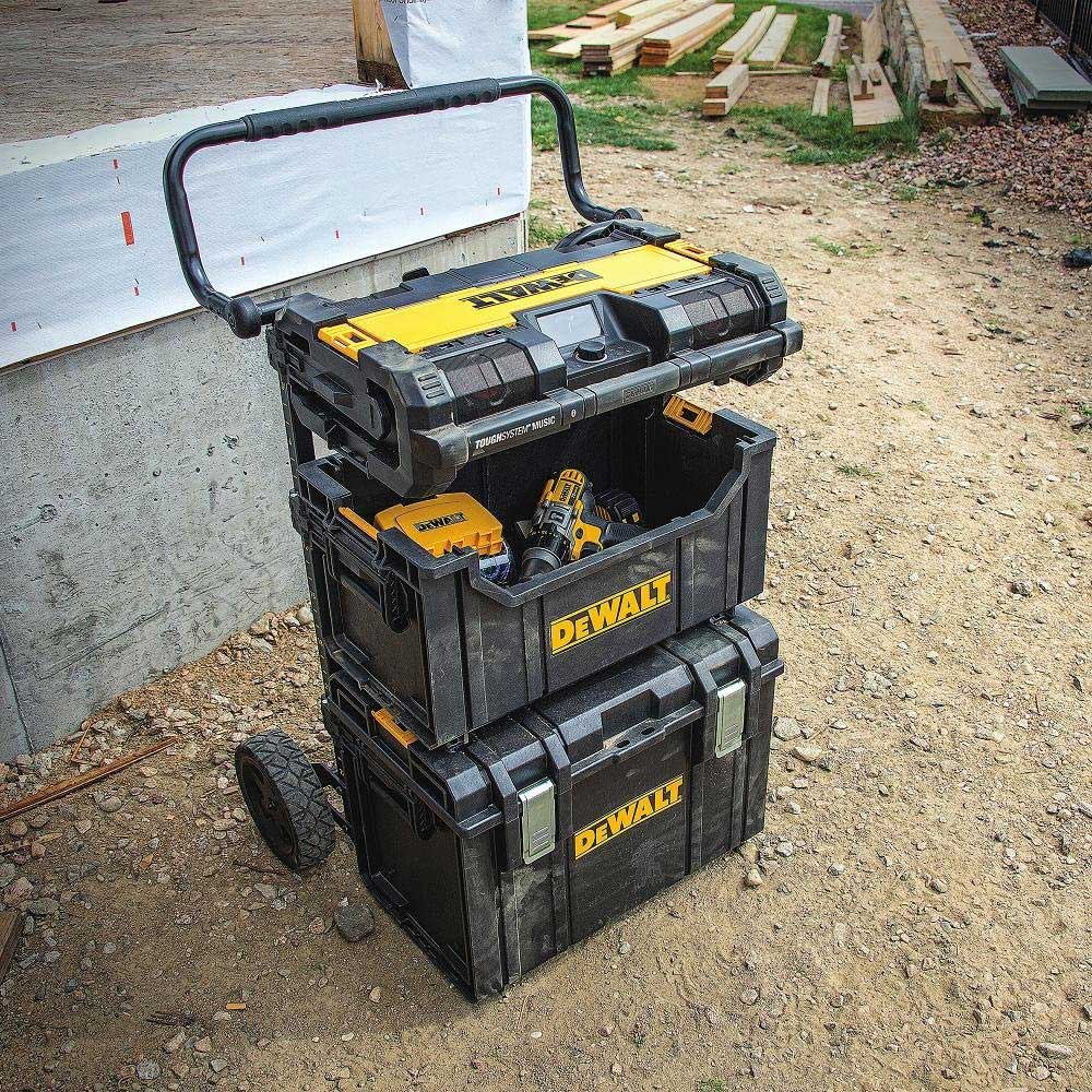 DeWALT DWST08205 TOUGHSYSTEM Robust Tote w/ Adjustable Foldable Brackets