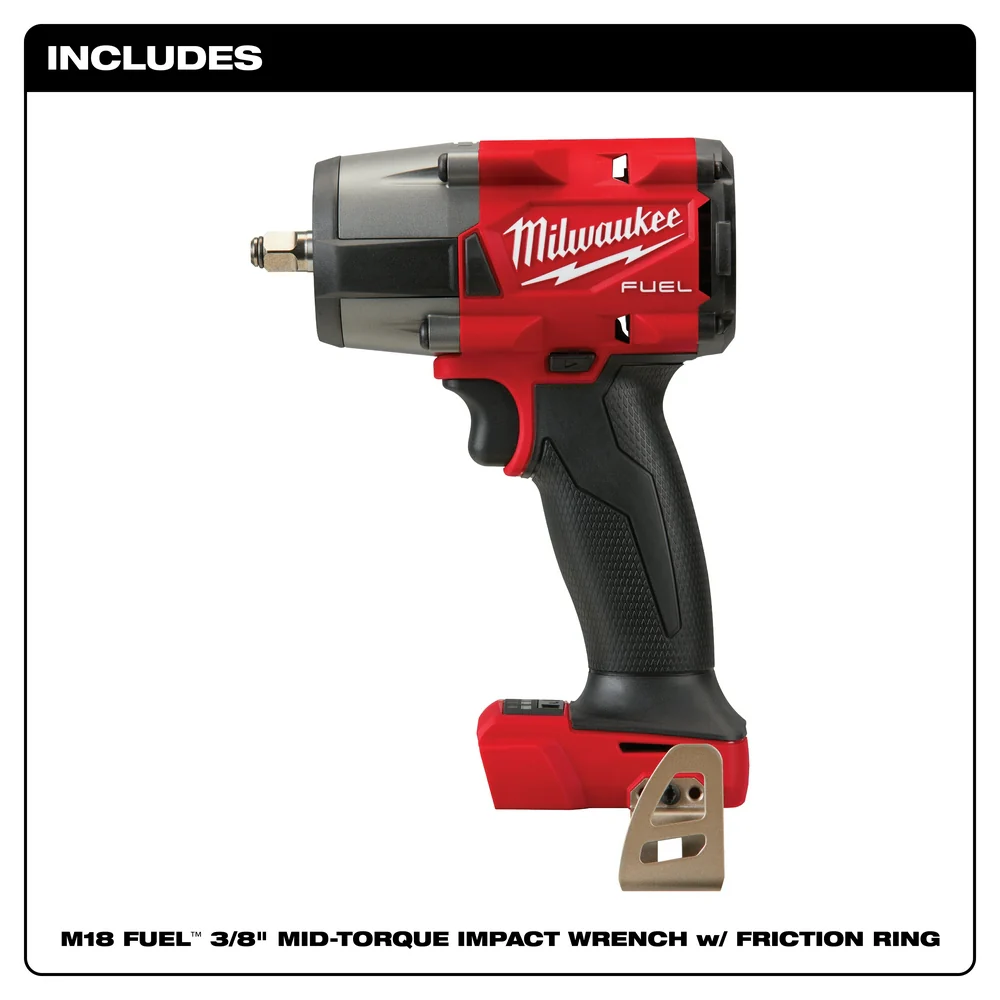 Milwaukee 2960-80 M18 FUEL 18V 3/8 Mid-Torque Impact Wrench Friction Ring-Recon