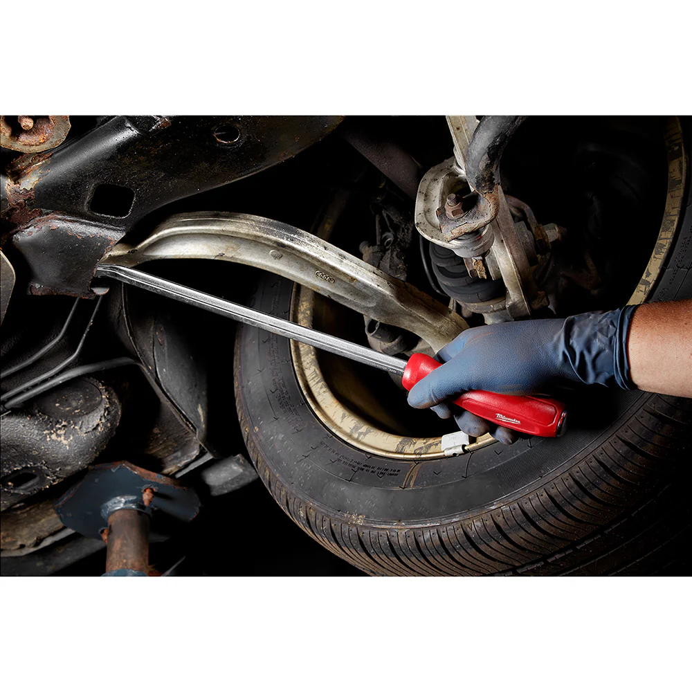 Milwaukee 48-22-9214 4-Piece I-Beam All-Metal Core Hammer Ready Pry Bar Set