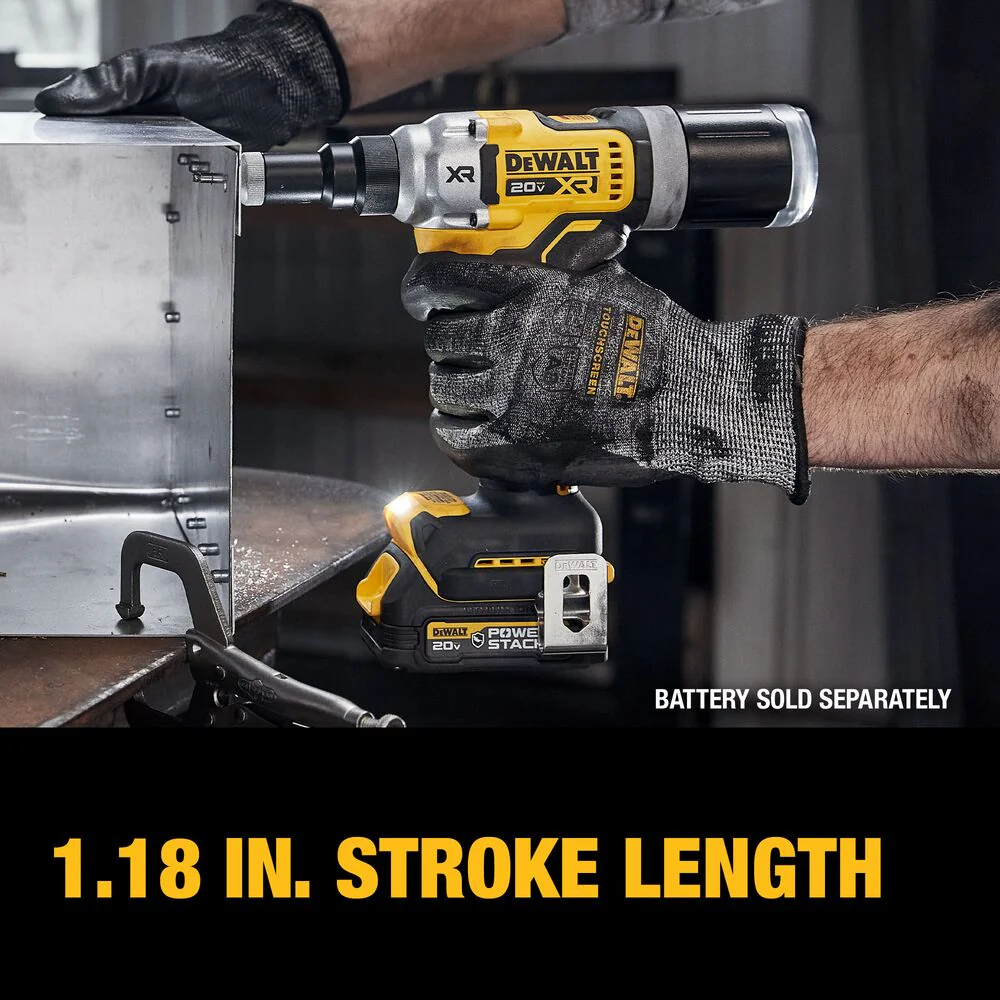 DeWALT DCF414B 20V MAX XR 1/4 Brushless Cordless Rivet Tool - Bare Tool