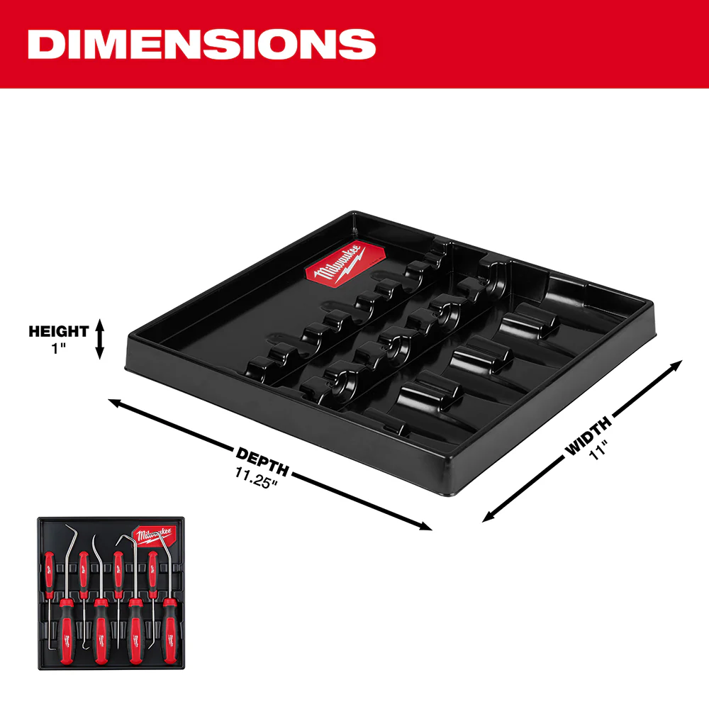 Milwaukee 48-22-9218 All Metal Durable Core Hook / Pick Set - 8 PC