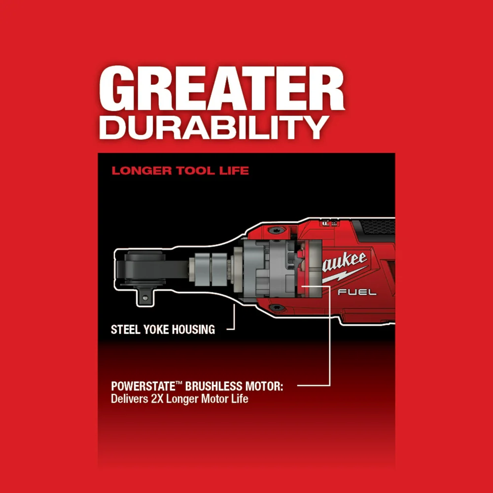 Milwaukee 2566-22 M12 FUEL 12V 1/4 Brushless Li-Ion High Speed Ratchet Kit