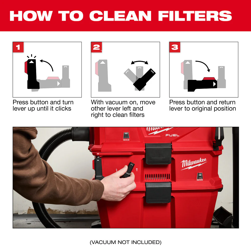 Milwaukee 0991-20 NEXUS Dedicated Filter Cleaner