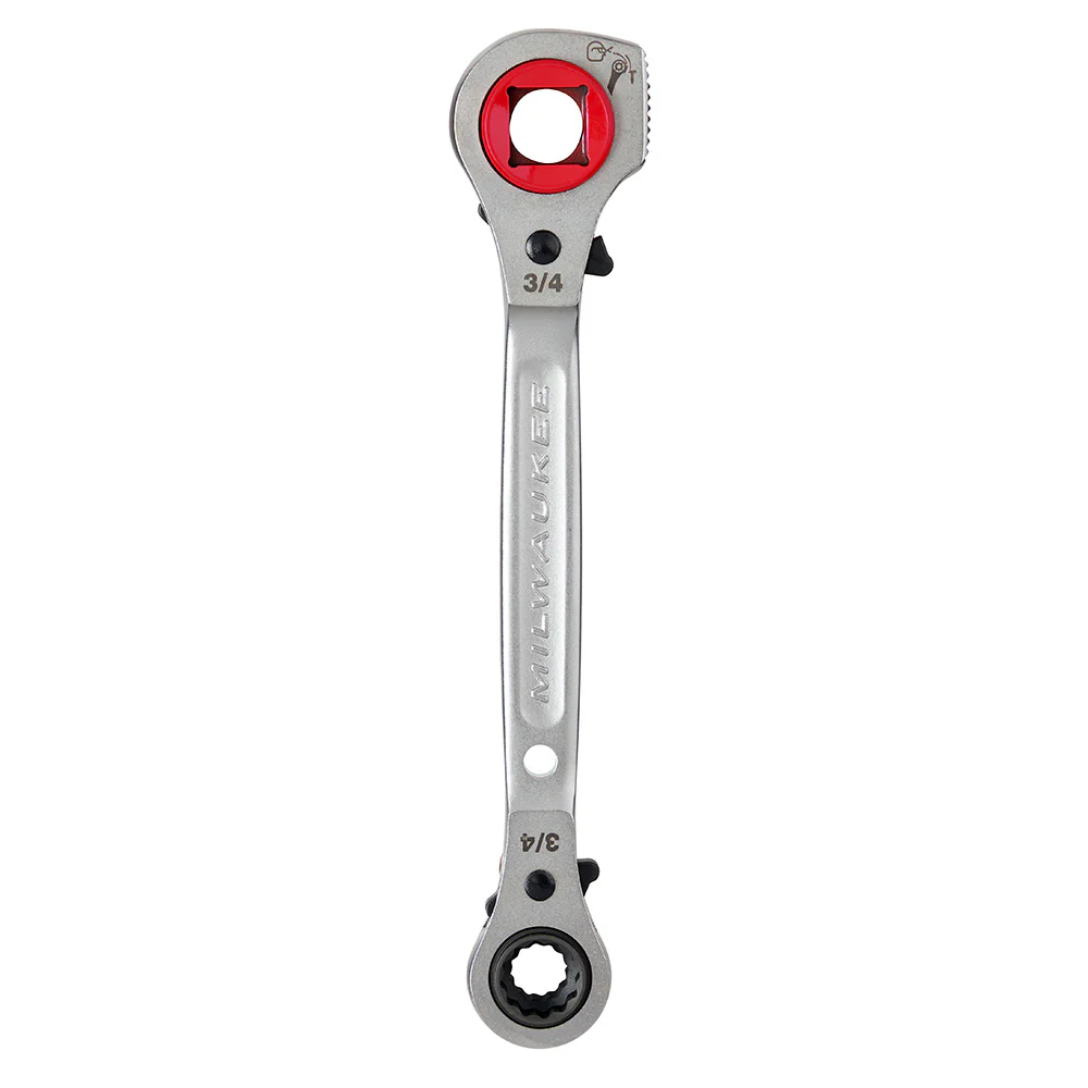 Milwaukee 48-22-9216M Lineman's 5-in-1 Ratcheting Wrench w/ Milled Strike Face