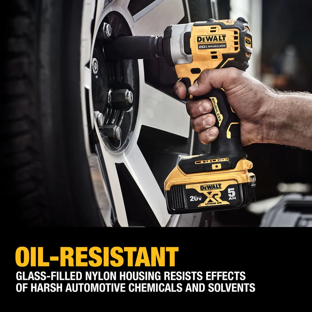 DeWALT DCF911P2 20V 1/2 Compact Impact Wrench w/ Hog Ring Anvil Kit