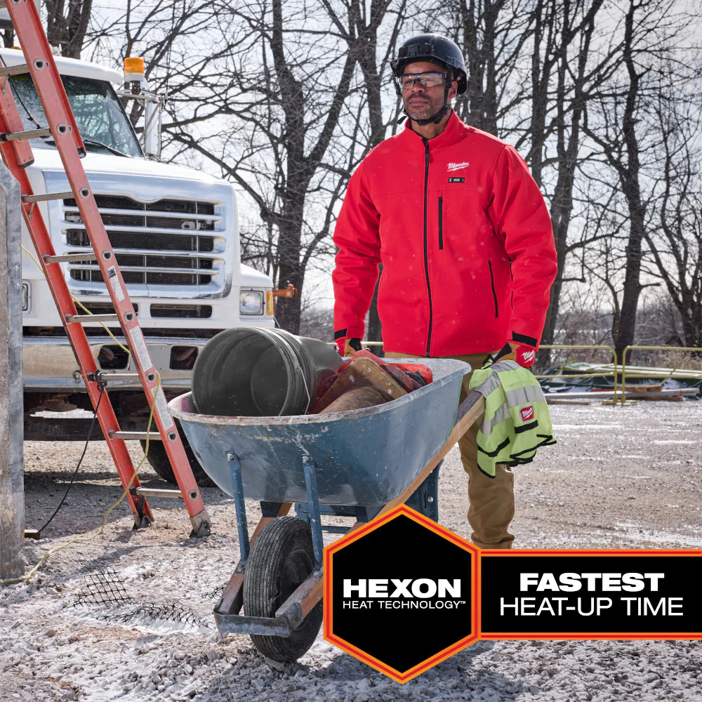 Milwaukee M100R-21L M12 12V Durable Li-Ion Heated TOUGHSHELL Jacket