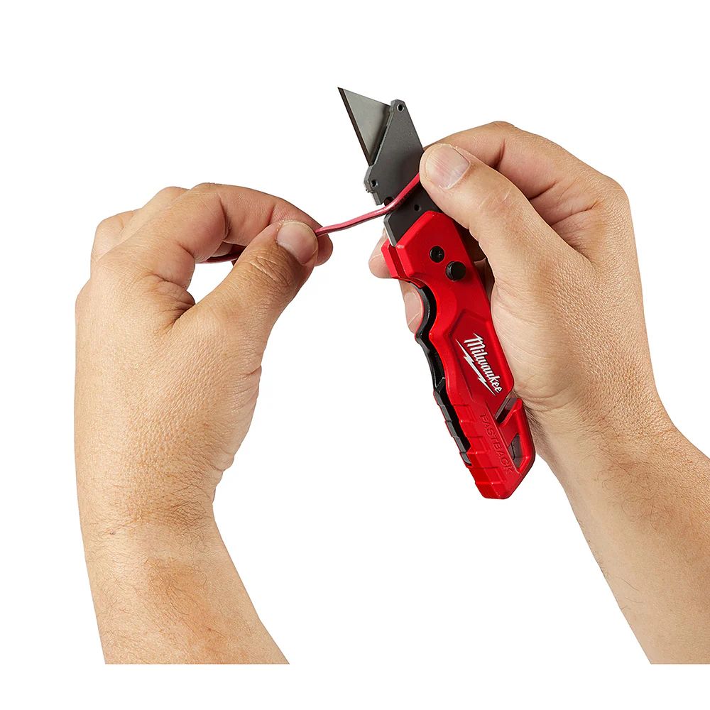 Milwaukee 48-22-1502 FASTBACK Durable Folding Utility Knife w/ Blade Storage