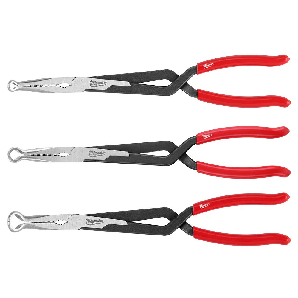 Milwaukee 48-22-6563 Long Reach Corrosion Resistant Hose Grip Pliers Set - 3 PC