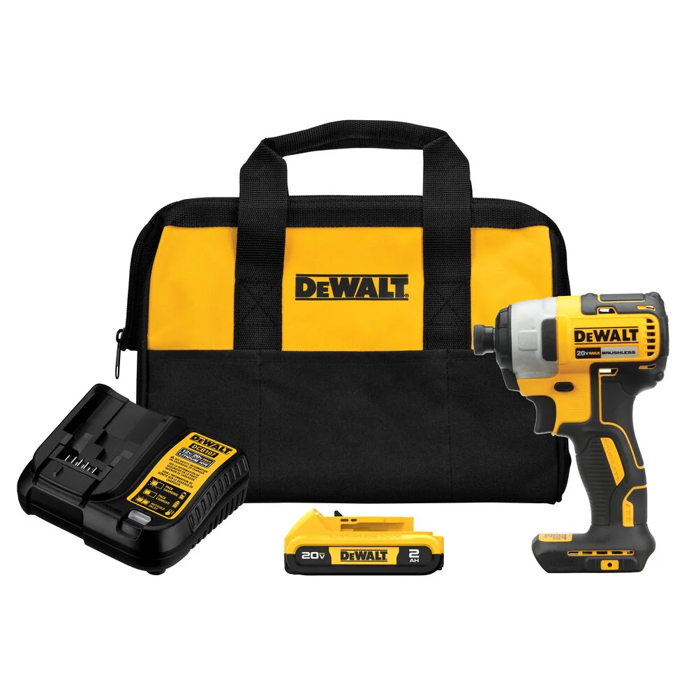 DeWALT DCF787D1 20V MAX 1/4 Brushless Li-Ion Impact Driver/Drill Kit