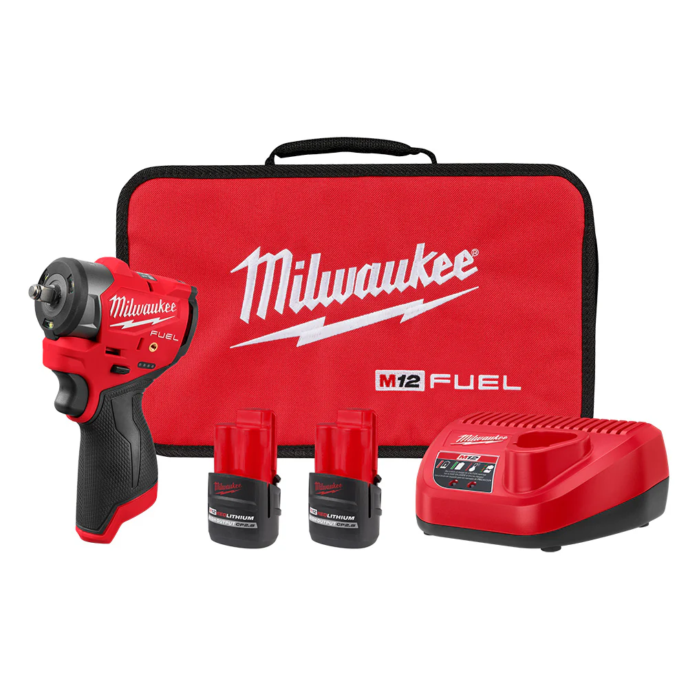 Milwaukee 3049-22 M12 FUEL 3/8 Sub Compact Impact Wrench Friction Ring Kit
