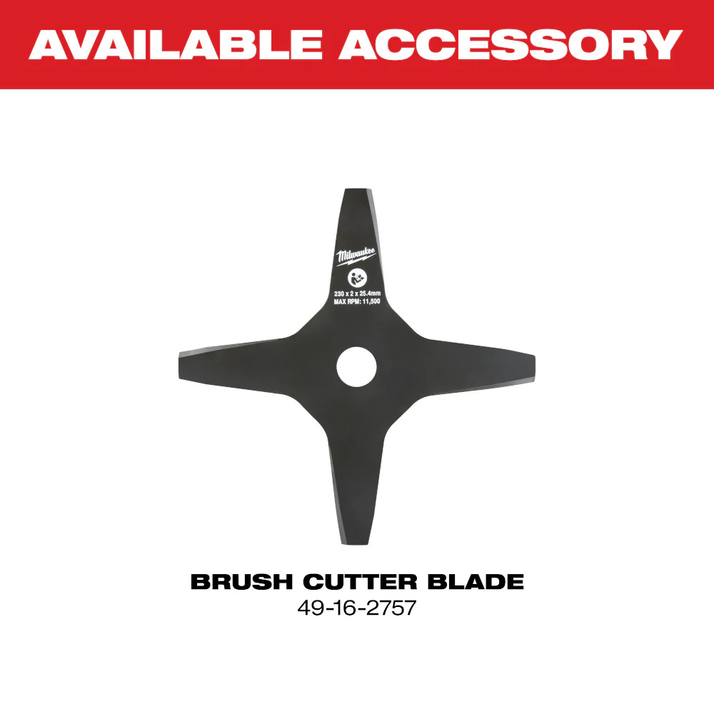 Milwaukee 49-16-2738 M18 FUEL QUIK-LOK Brush Cutter Attachment