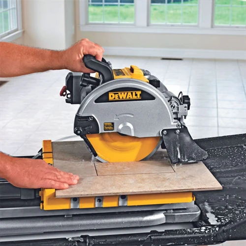DeWALT D24000S 10 Wet Tile Stone Slate Saw w/ Portable Stand D24000
