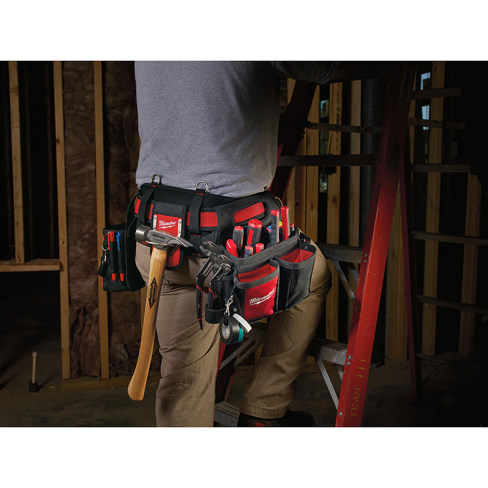 Milwaukee 48-22-8110 29-Pocket 1680D Nylon Stable Base Electricians Work Belt
