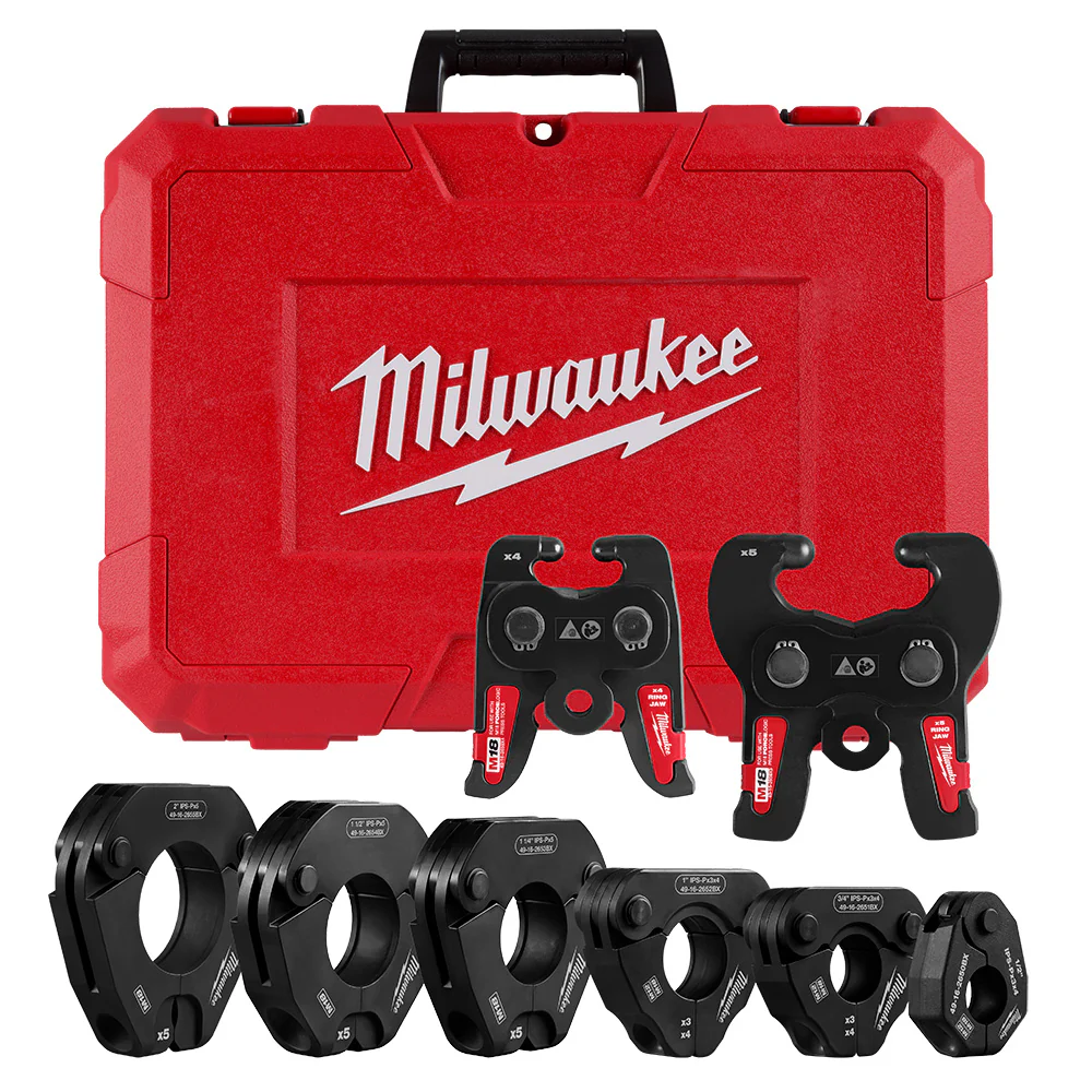 Milwaukee 49-16-2697X 1/2-2 IPS-P Pivoting Press Ring Kit for M18 FORCE LOGIC