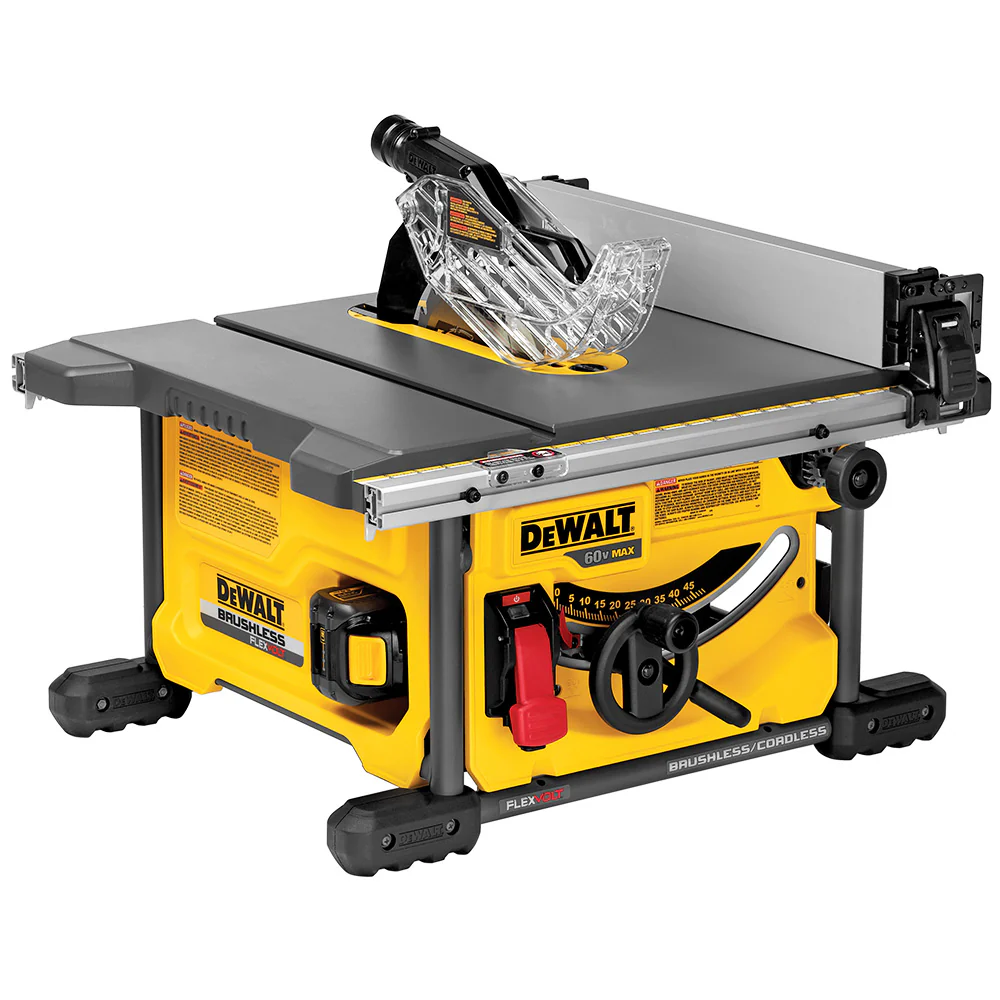 DeWALT DCS7485T1 60V FLEXVOLT 8-1/4-Inch Adjustable Table Saw Kit
