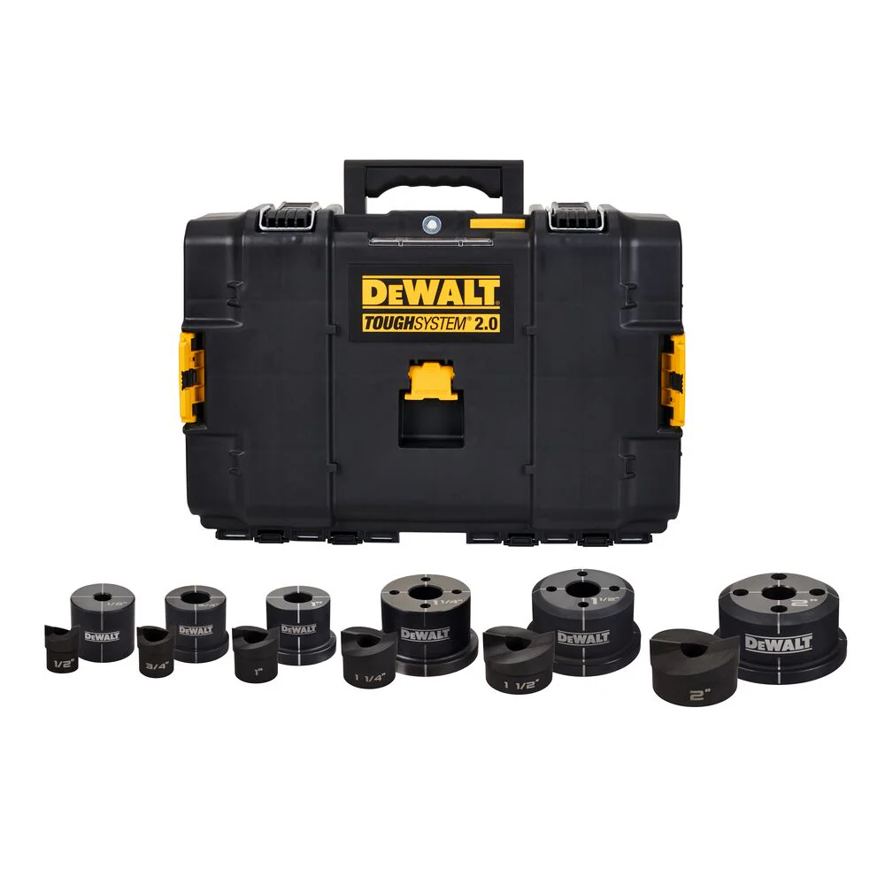 DeWALT DCE6002K 1/2 to 2 Knockout Punches and Dies Set