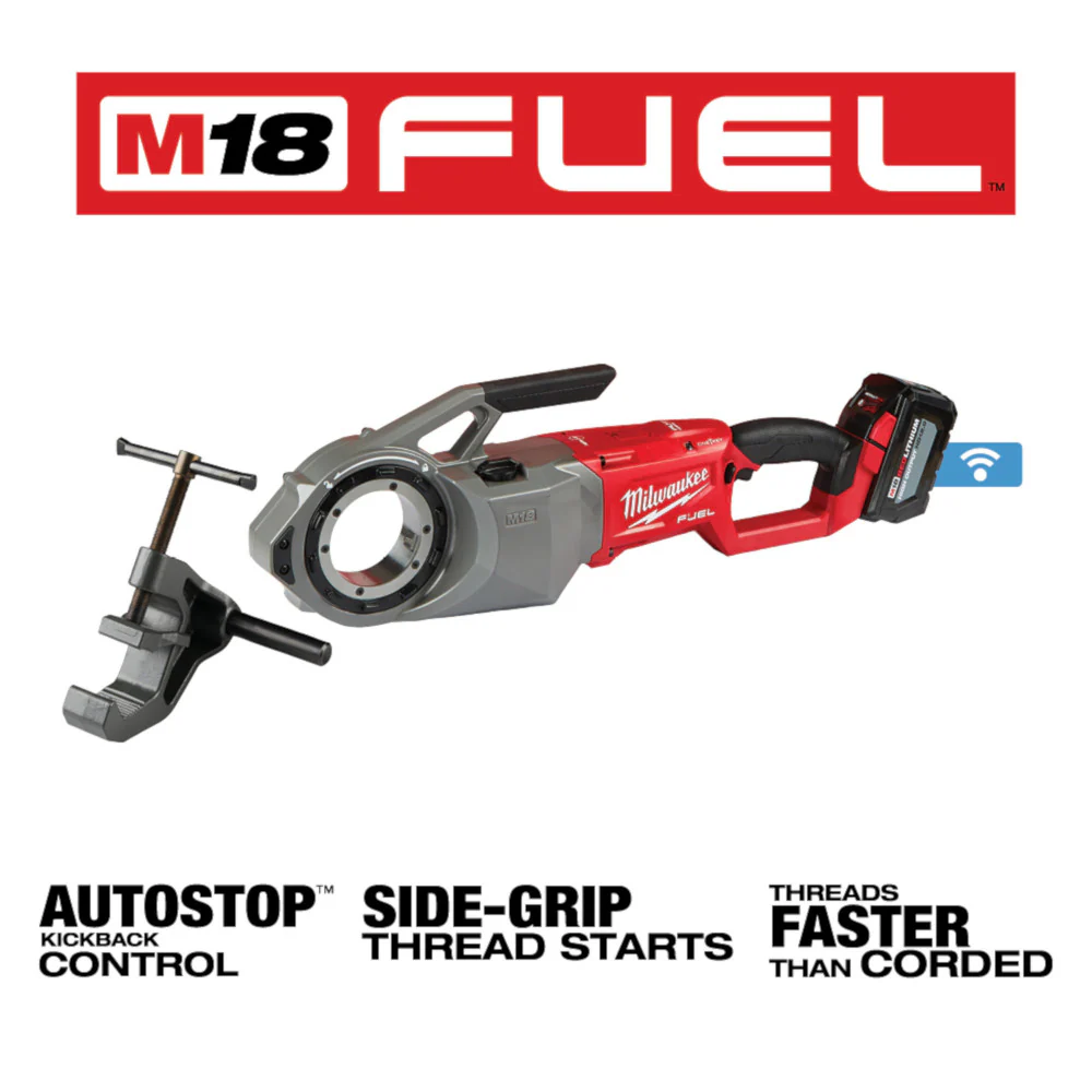 Milwaukee 2874-82HD M18 FUEL 18V Pipe Threader w/ ONE-KEY Kit - Recon