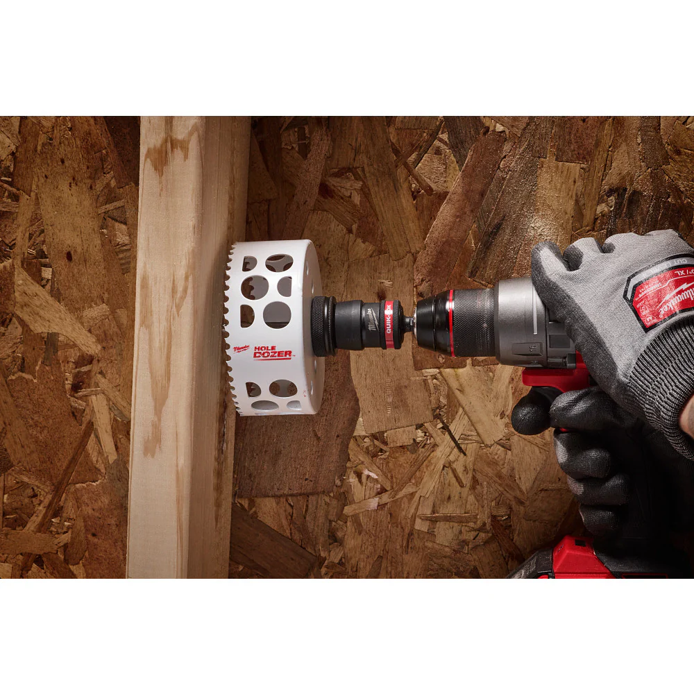 Milwaukee 49-22-4702 QUIK LOK HOLE DOZER Bi-Metal Kit w/ Organizer - 12 PC