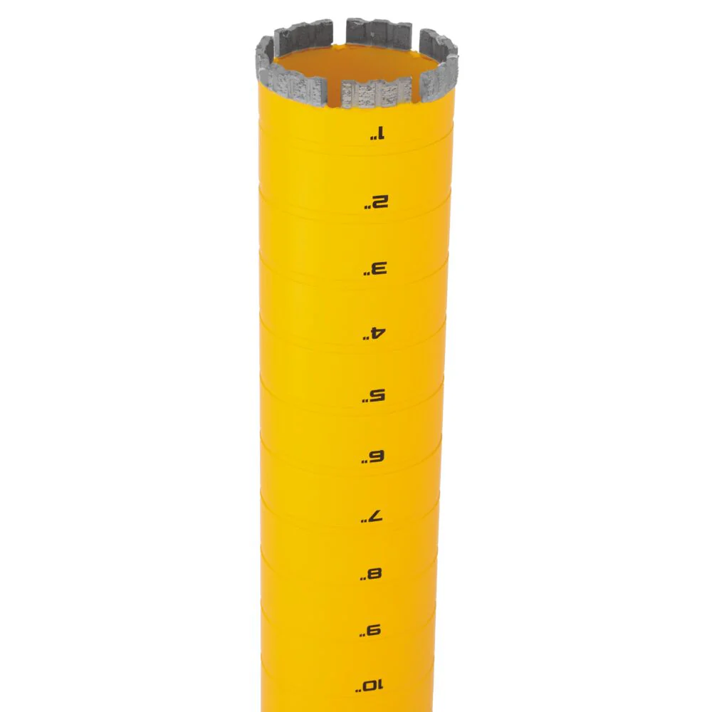 DeWALT DW55015 2-3/4 X 15 Cordless Diamond Core Bit w/ Recessed Grooves