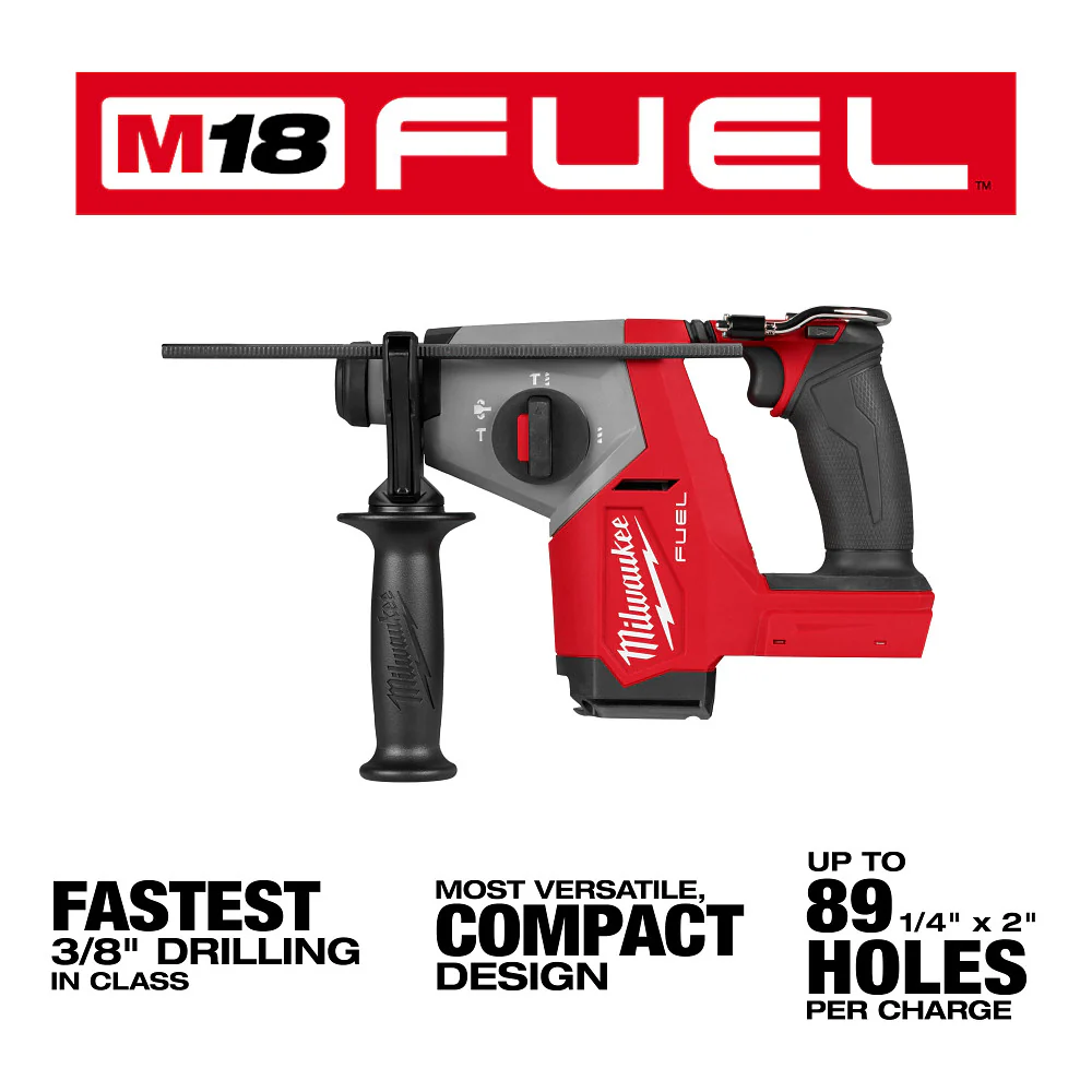 Milwaukee 2908-20 M18 FUEL 18V 5/8 SDS Plus Rotary Hammer - Bare Tool