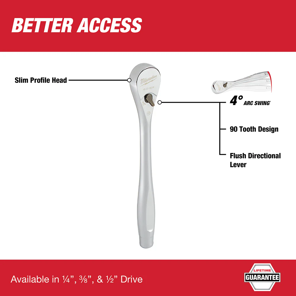 Milwaukee 48-22-9012 1/2 Drive Ratchet
