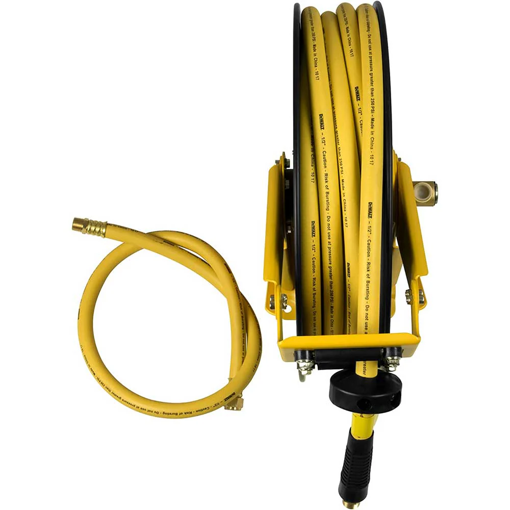 DeWALT DXCM024-0344 1/2 x 50' Double Arm Auto Retracting Air Hose Reel